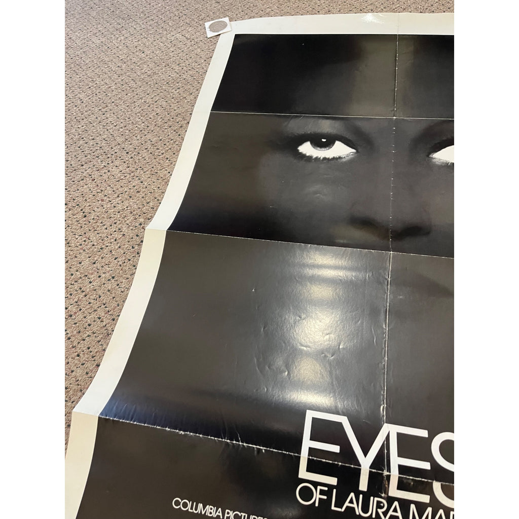 Vintage 1978 The Eyes of Laura Mars One-Sheet Original Movie Poster 27x41