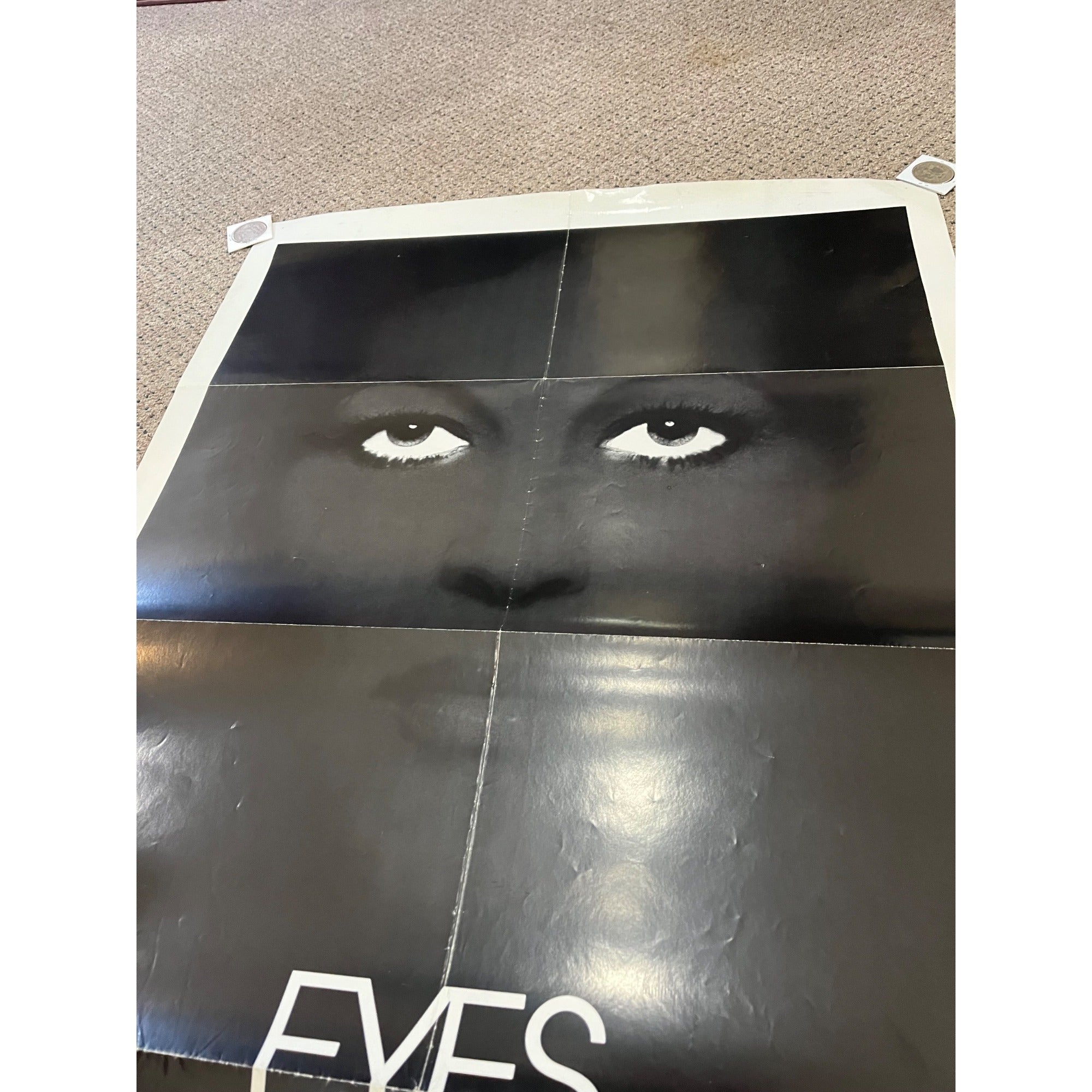 Vintage 1978 The Eyes of Laura Mars One-Sheet Original Movie Poster 27x41