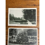 Greeley CO Colorado RPPC Postcards Lot (3) City Park, Pioneers Fountain, Main St