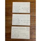 Greeley CO Colorado RPPC Postcards Lot (3) City Park, Pioneers Fountain, Main St