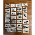 Original WWII US Army Airplanes 25 Souvenir Mini Photographs Photos Mailed