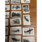 Original WWII US Army Airplanes 25 Souvenir Mini Photographs Photos Mailed