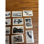 Original WWII US Army Airplanes 25 Souvenir Mini Photographs Photos Mailed