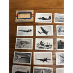 Original WWII US Army Airplanes 25 Souvenir Mini Photographs Photos Mailed