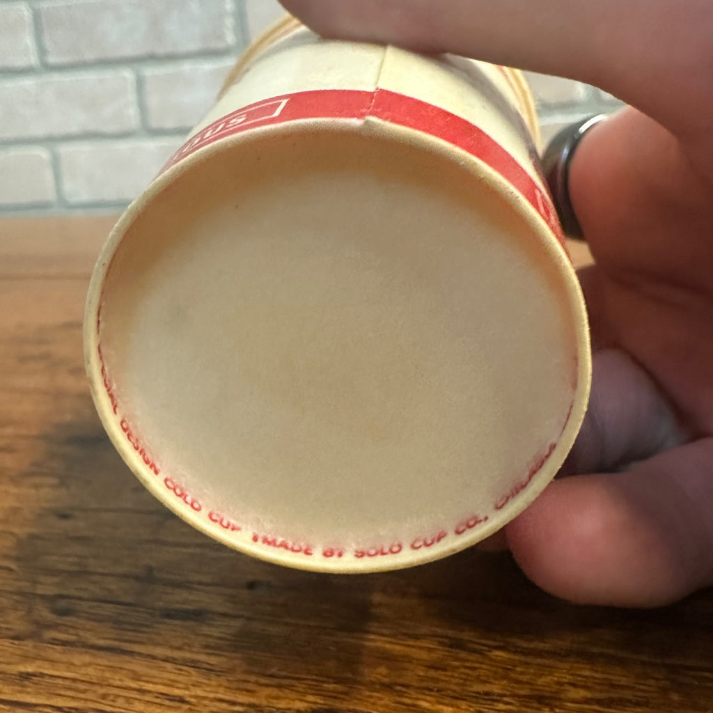 SCARCE PAPER CUP DRIVE-IN DINER SOLO CUP TRIPLE AAA ROOT BEER A