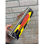 Vintage AMSCO Space Station Rocket Launcher SPACE SHIP TOY 1950's American Metal