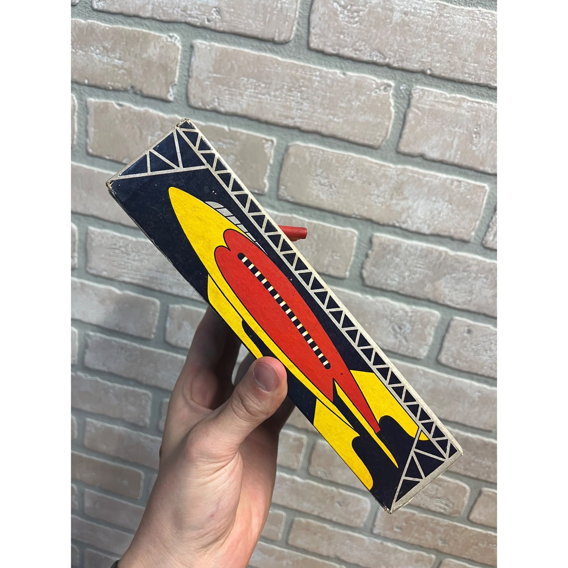 Vintage AMSCO Space Station Rocket Launcher SPACE SHIP TOY 1950's American Metal