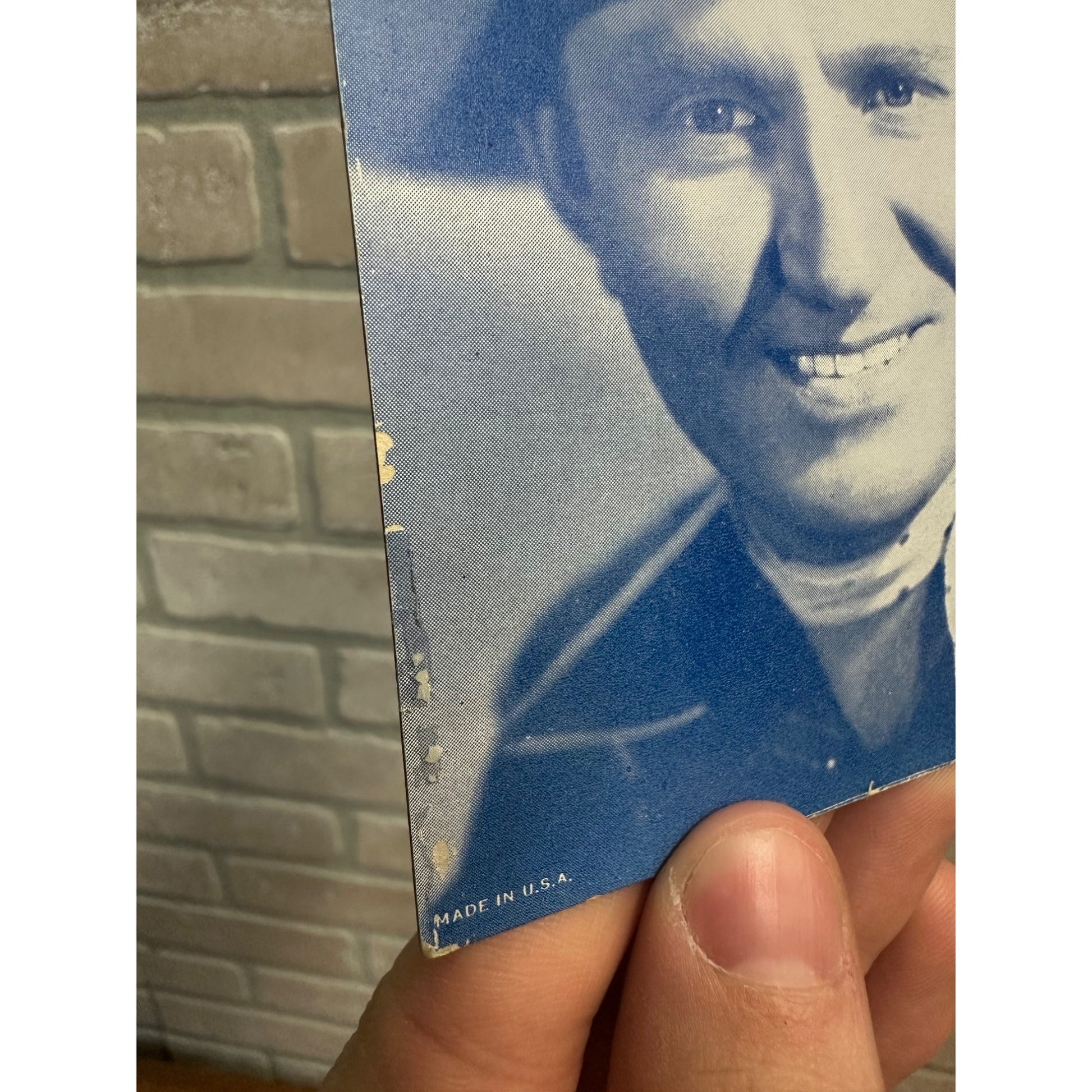 Vintage 1950's Exhibit Arcade Card Gene Autry Western Film Star