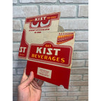 Vintage Drink Kist Early 1950s Soda Carrier Totes Advertising Bottle Carrier