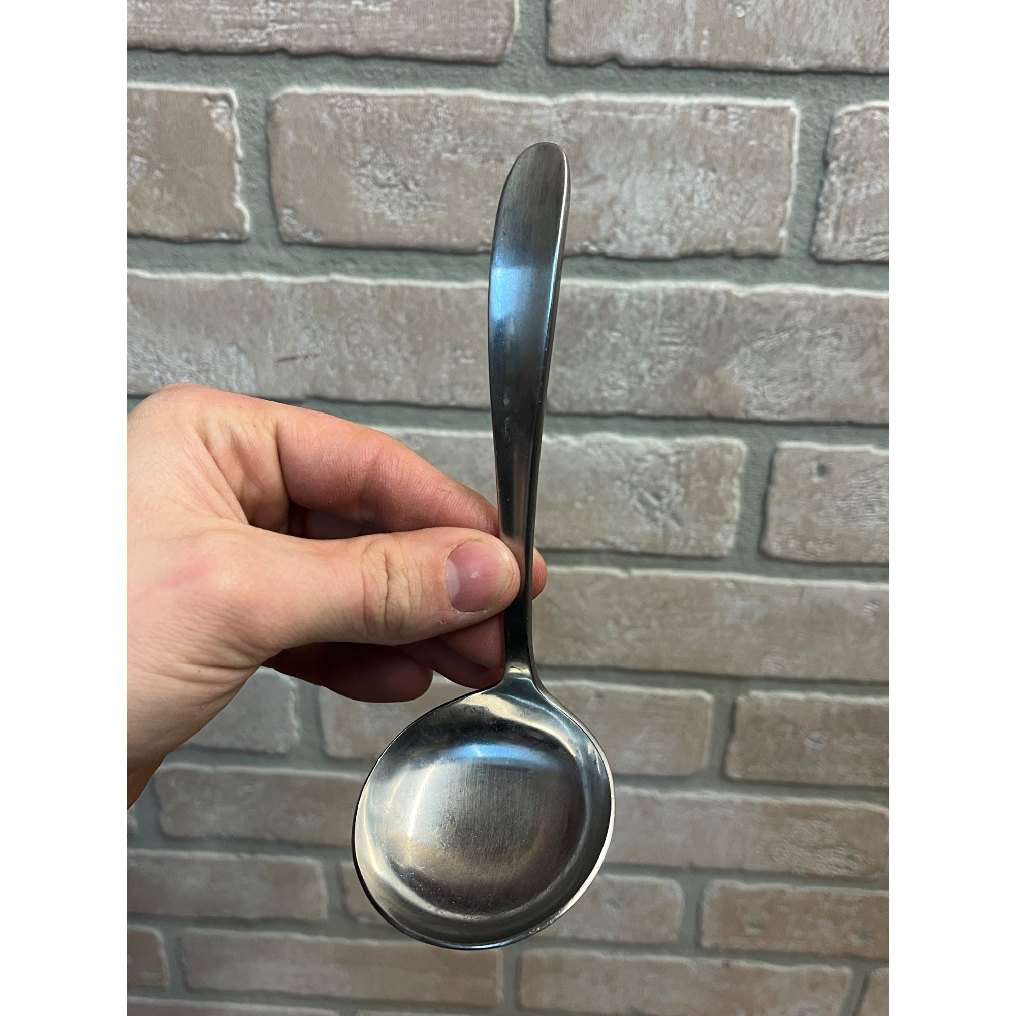 Vintage Selandia Stainless 18/8 Gravy Ladle Serving Spoon Soup Denmark Danish