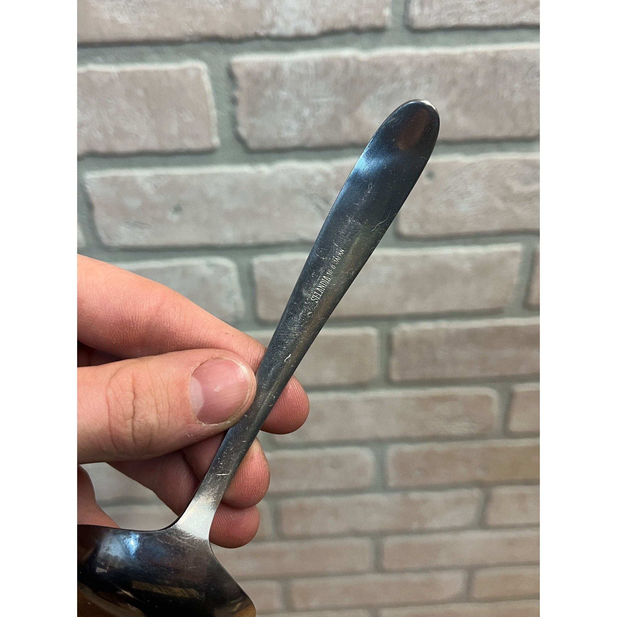 Vintage Selandia Stainless 18/8 Gravy Ladle Serving Spoon Soup Denmark Danish