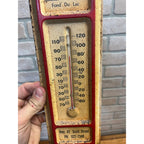 Vintage Peerless Milling Co. Fond du Lac WI Advertising Thermometer Sign Wis