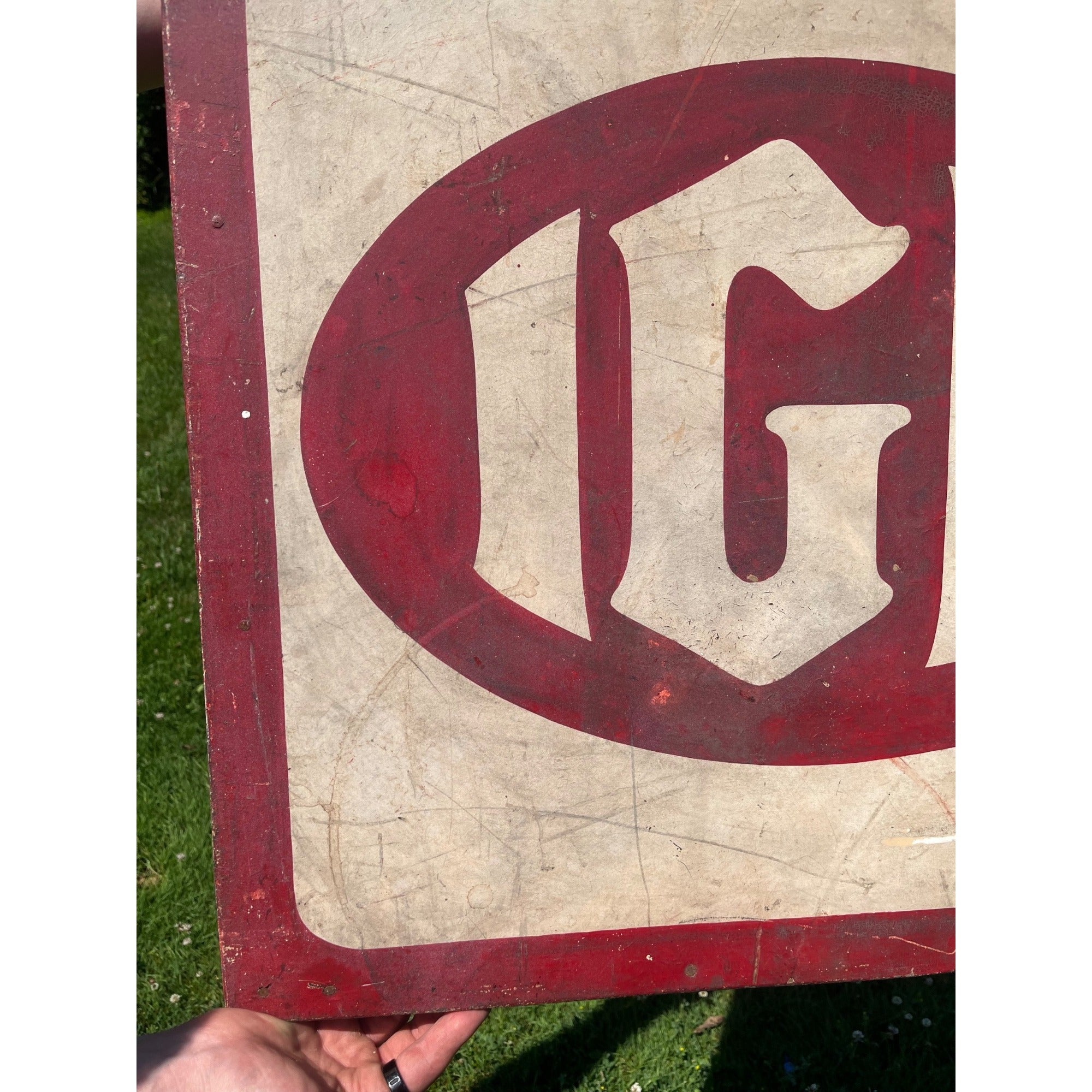 Vintage IGA General Store Grocery Display Sign Advertising
