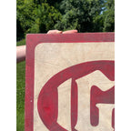 Vintage IGA General Store Grocery Display Sign Advertising