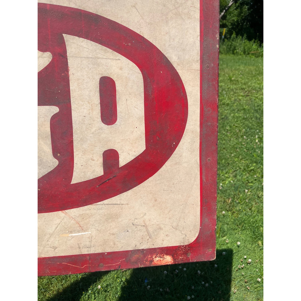Vintage IGA General Store Grocery Display Sign Advertising