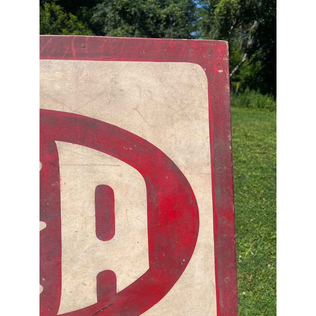 Vintage IGA General Store Grocery Display Sign Advertising