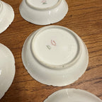 (6) Haviland Limoges France Clover Leaf 5-1/8"" Fruit/Dessert Bowls