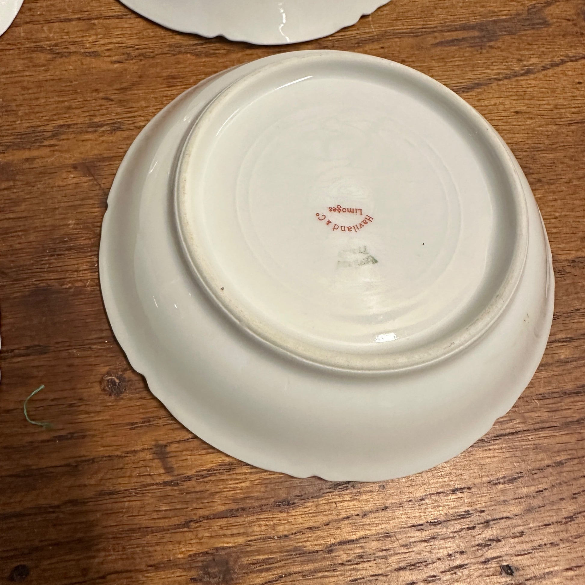 (6) Haviland Limoges France Clover Leaf 5-1/8"" Fruit/Dessert Bowls