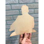 Vintage 1930s WLS Chicago Radio Jolly Joe Kelly Cardboard Standee Advertising