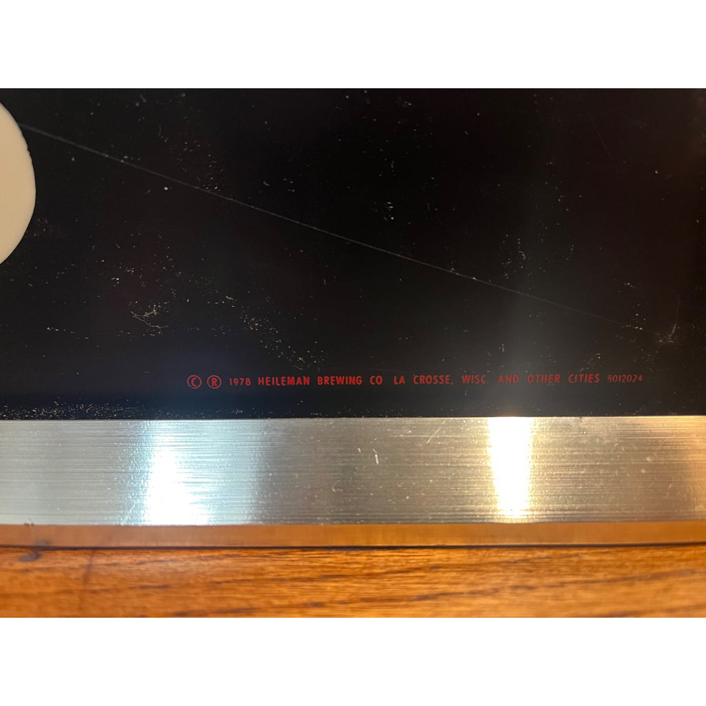 Vintage Blatz on Tap Beer Lighted Hanging Bar Sign