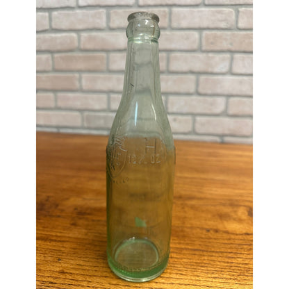 Vintage Rubsam & Horrmann R&H Brewing Co Beer Bottle Aqua Embossed NY