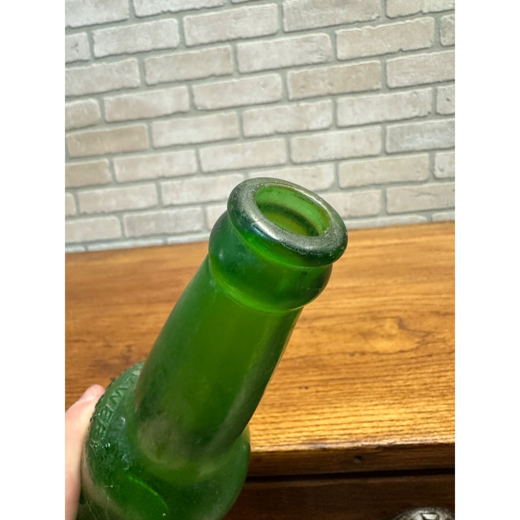 Vintage King's Brewery Inc Brooklyn NY Emerald Green Beer Bottle Embossed