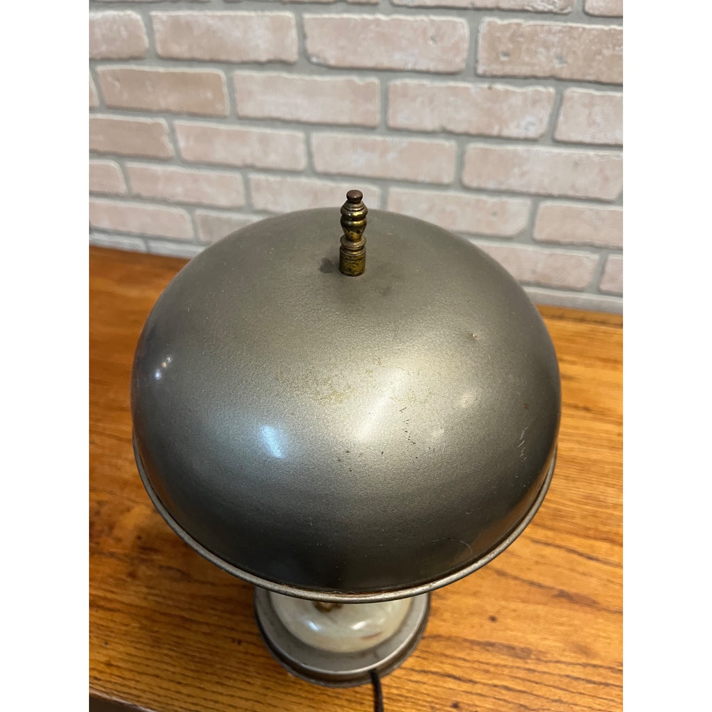 Vintage Scottie Dog Lamp Art Deco Metal Mushroom Desk Lamp Atomic Metal