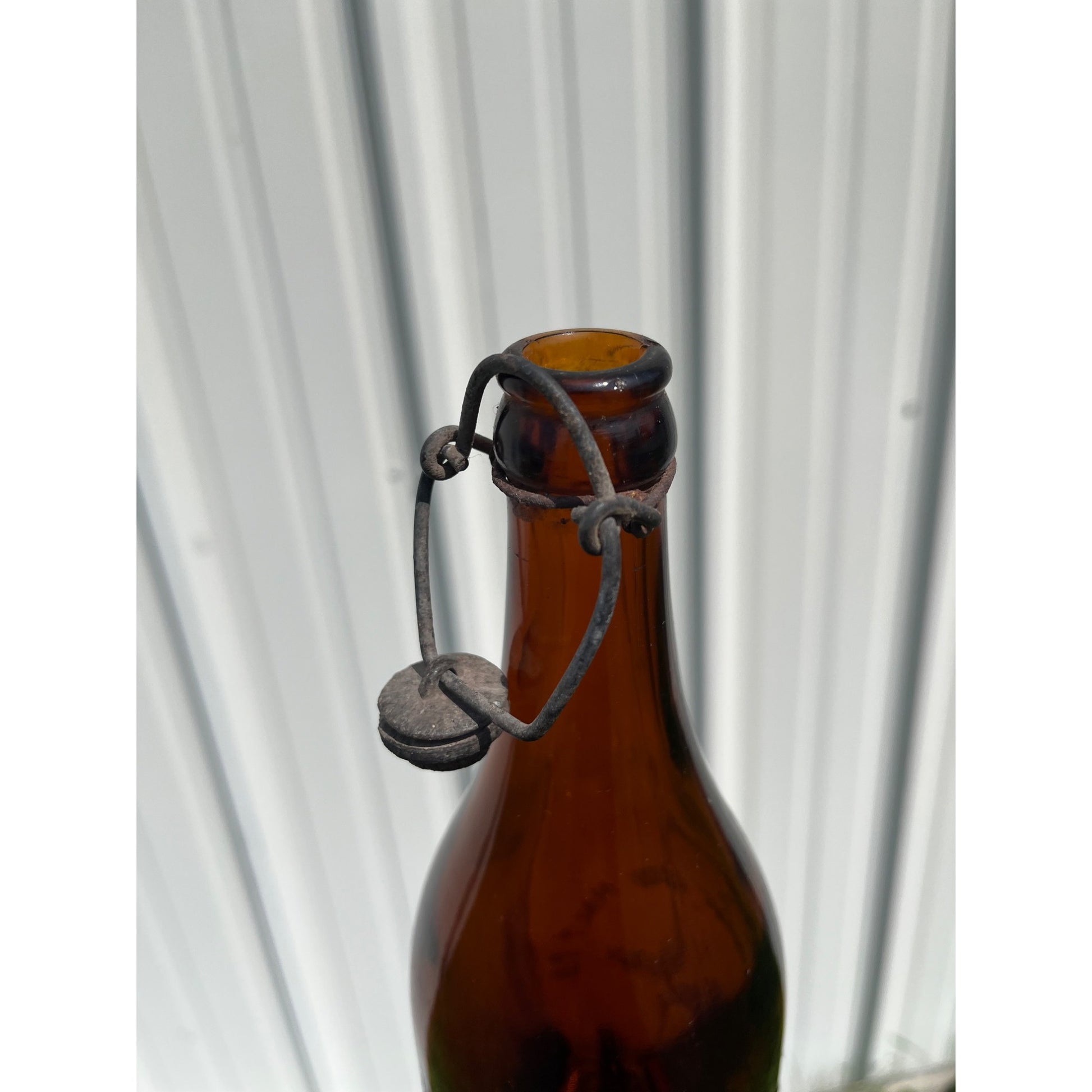 RARE Pre-Pro Duluth Brewing Co. Minnesota Crown Top Amber Beer Bottle MN Minn