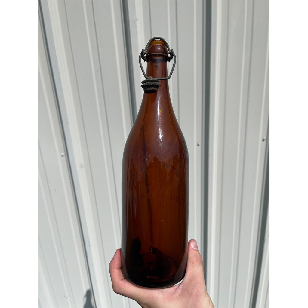 RARE Pre-Pro Duluth Brewing Co. Minnesota Crown Top Amber Beer Bottle MN Minn