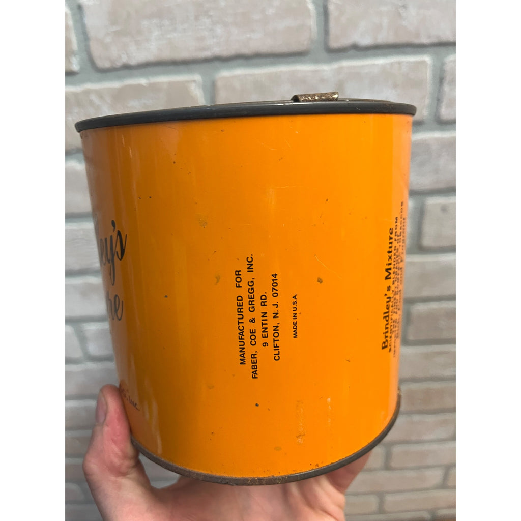 Vintage Brindley's Mixture Pipe Tobacco Tin Faber, Coe & Gregg, Inc. Empty