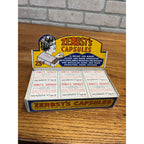 Vintage Zerbst's Capsules Full Drug Store Display Box w/ 12 Boxes Advertising