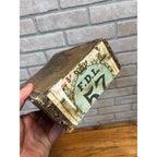 Vintage BPOE Elks Club Lodge No. 57 Fond du Lac Wis WI Cigar Box Wooden