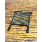 Antique 1880s J.E. Stevens Cast Iron MiniatureWash Board & Tub Dollhouse Toys