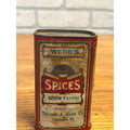 Vintage Spice Tin Thomas J. Webb Chicago IL. Advertising Webb's White Pepper