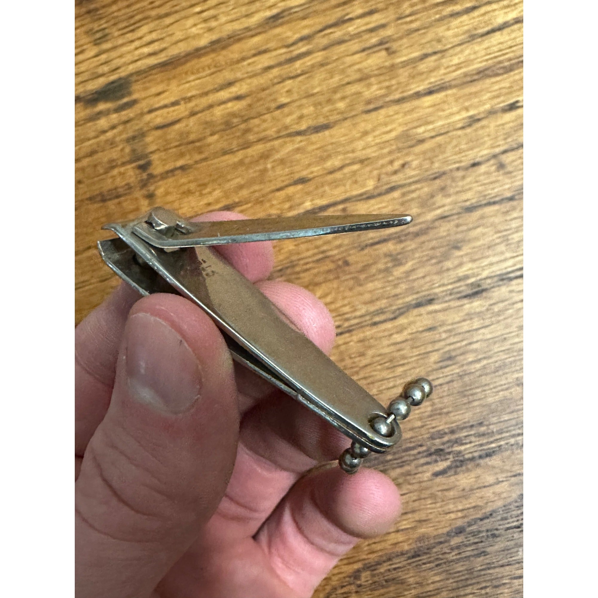 Vintage Kessler's Smooth As Silk Blended Whiskey Nail Clippers Advertising Keychain