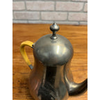 Vintage Mid Century Royal Holland Pewter KMD TIEL Tea Pot w Wrapped Handle