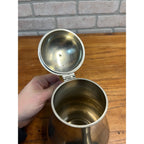 Vintage Mid Century Royal Holland Pewter KMD TIEL Tea Pot w Wrapped Handle