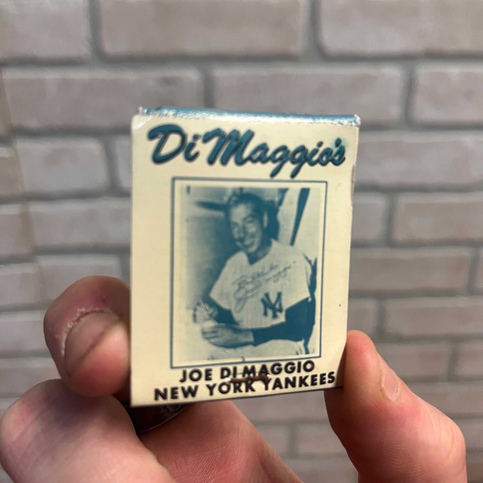 Joe DiMaggio Matchbook Cover Unstuck Fisherman Wharf Beautiful