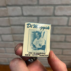 Joe DiMaggio Matchbook Cover Unstuck Fisherman Wharf Beautiful