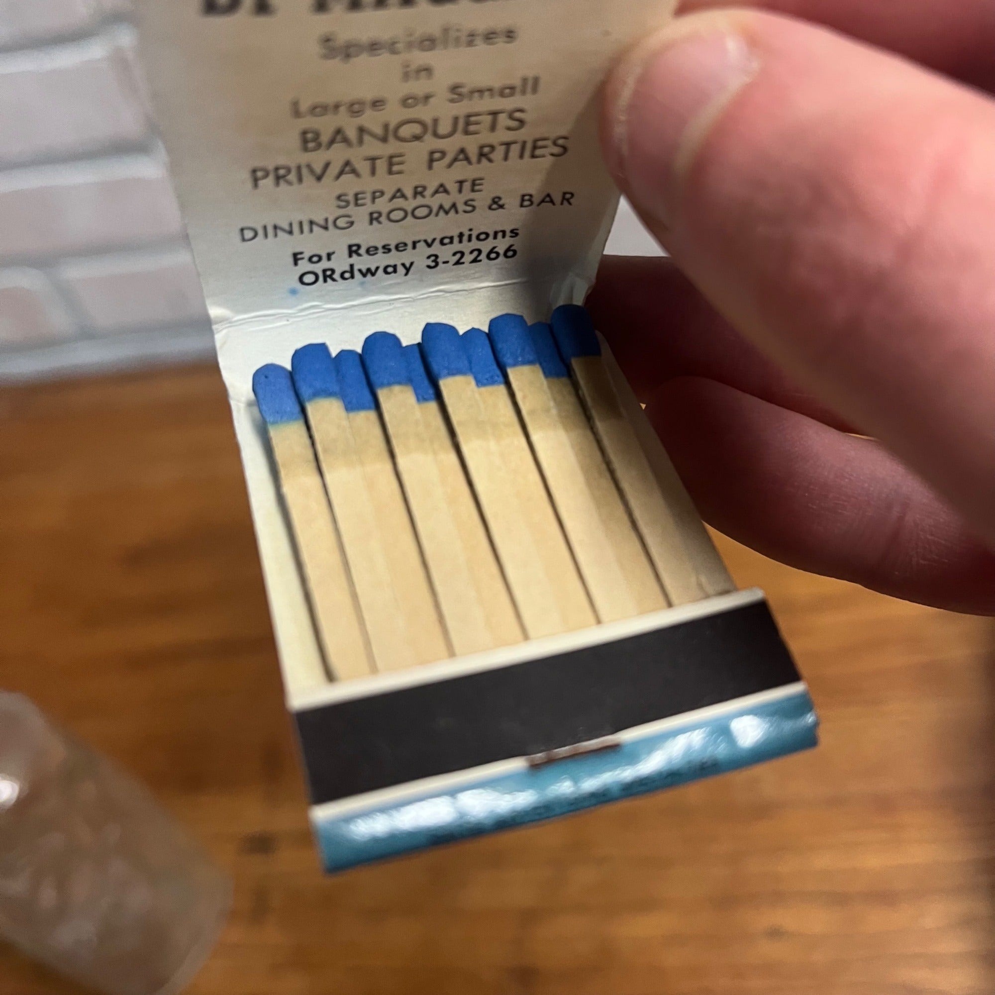 Joe DiMaggio Matchbook Cover Unstuck Fisherman Wharf Beautiful