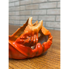 Vintage Royal Bayreuth Lobster Candy / Sauce Dish Porcelain Figural Bavaria