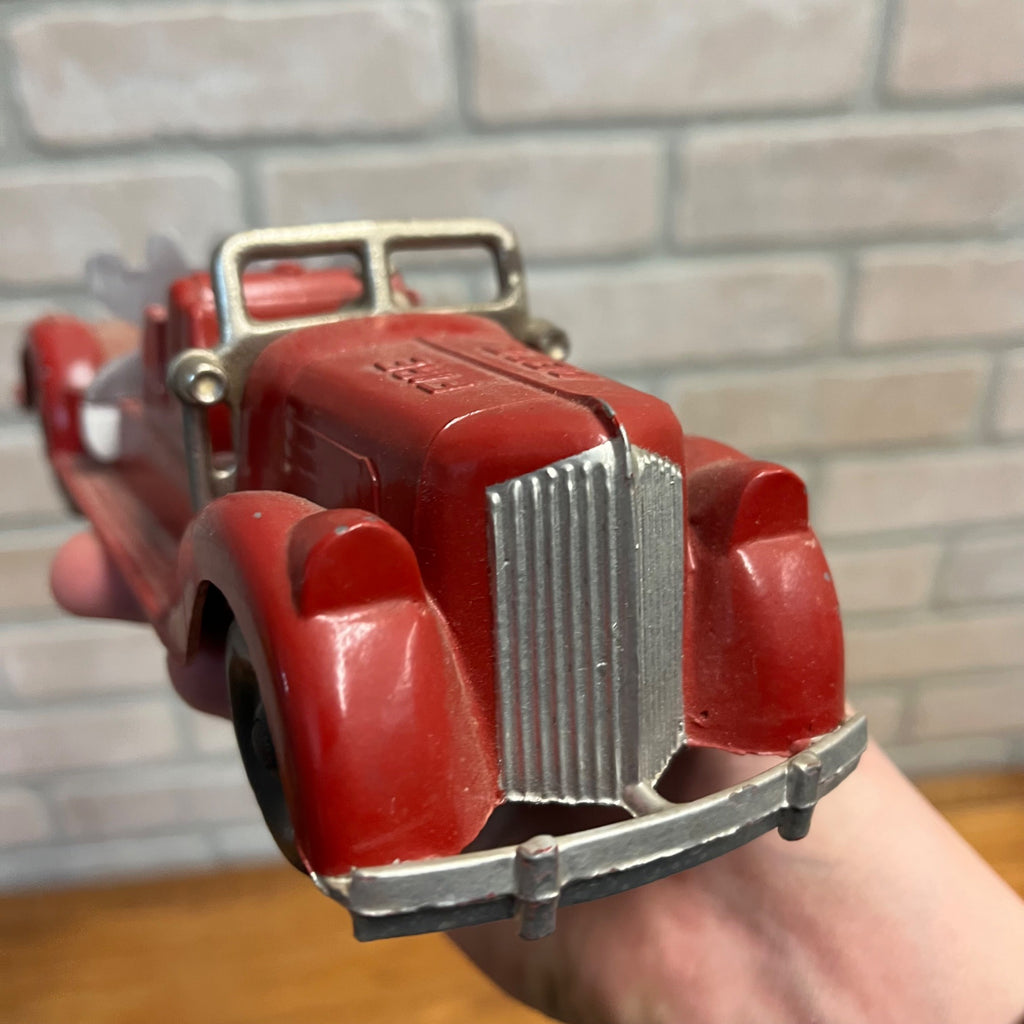 Vintage Hubley Cast Ladder Fire Truck Toy As-IS