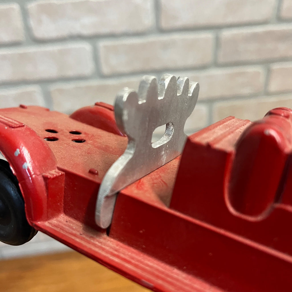 Vintage Hubley Cast Ladder Fire Truck Toy As-IS