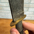 Vintage Alberto Larios Fixed Blade Knife & Sheath Sayula Mexican Fighting Knife