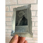 Jones O'Brien Amusement Co. Advertising Tray George Washington, Milwaukee Wis WI