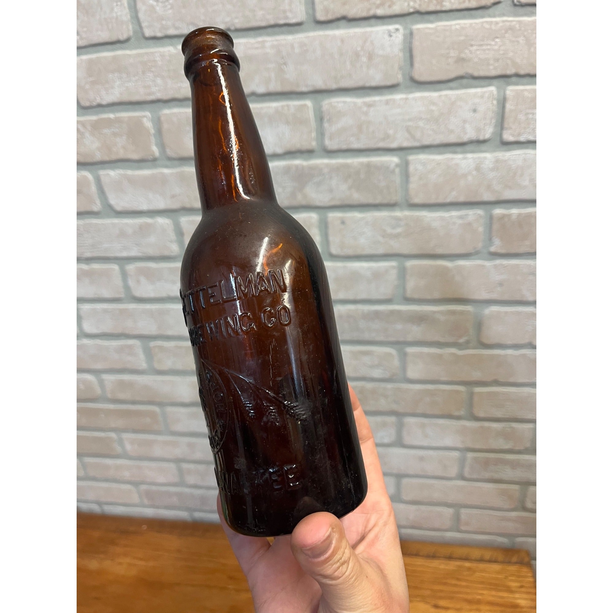Vintage Pre-Pro A. Gettelman Brewing Co. Milwaukee Wis WI Amber Beer Bottle