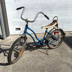 Vintage 1980s Schwinn Lil Chik Stingray Muscle Bike Banana Seat Blue