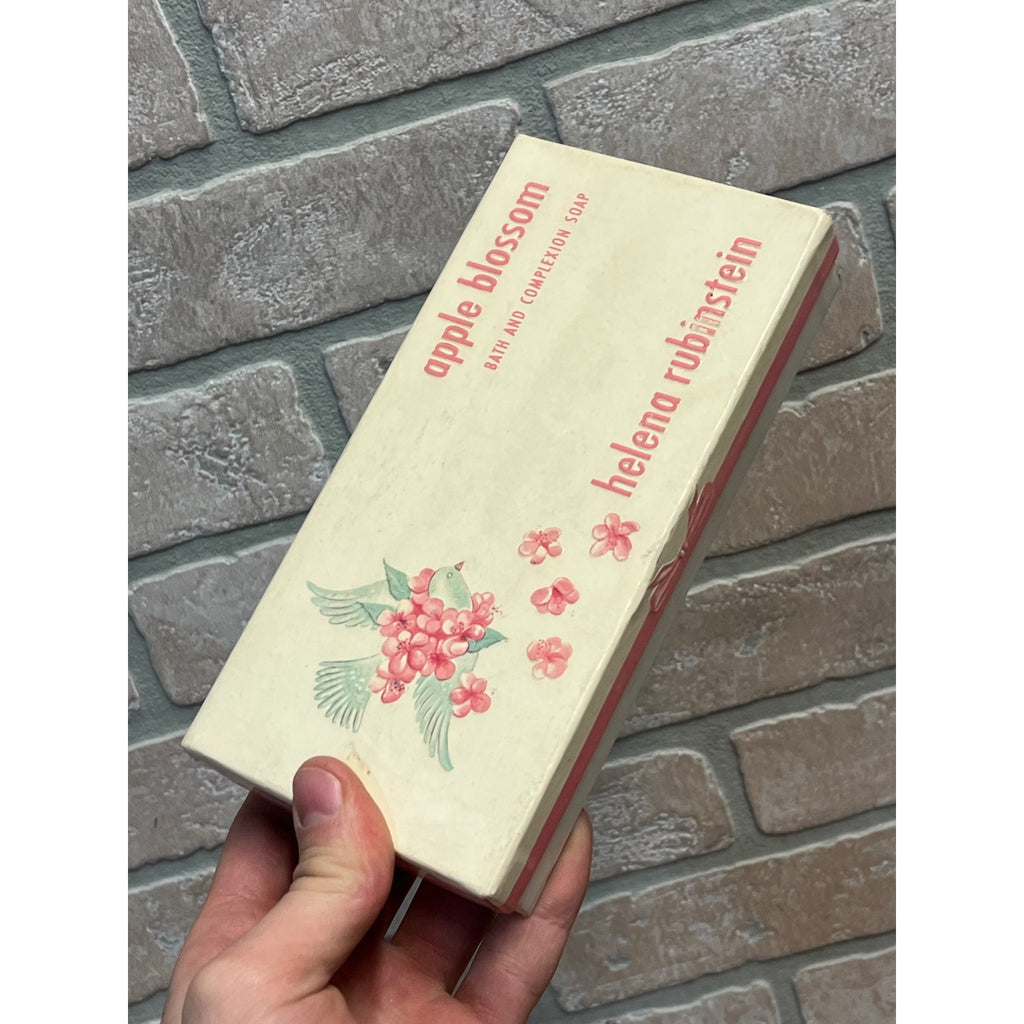 Vintage Helena Rubinstein Apple Blossom Perfumed Soap NOS NEW 2 Cakes