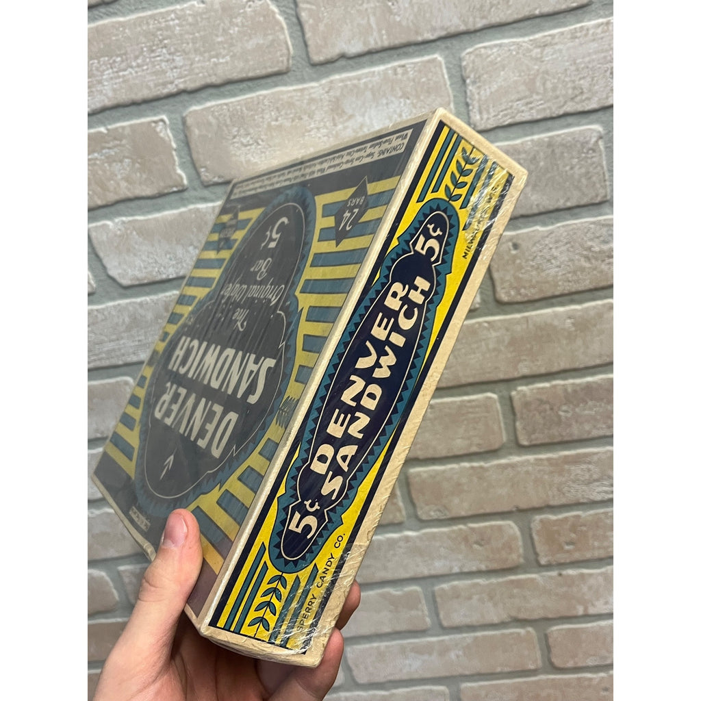 Vintage Denver Sandwich Sperry Candy Bar Store Display Box Cardboard EMPTY