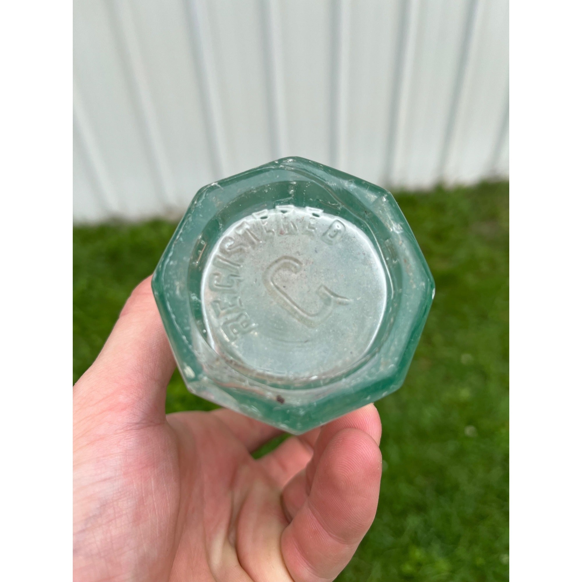 Vintage John Graf Co. Soda Bottle 7.5 Ounce Milwaukee, WI Octagonal
